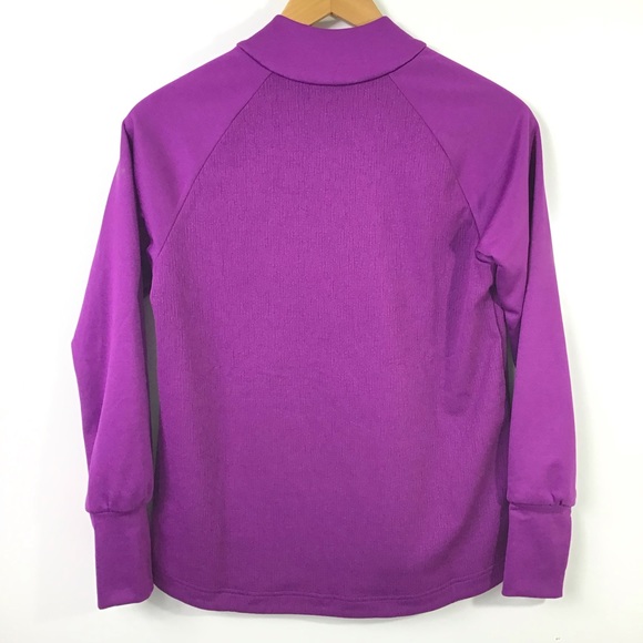 NIKE 1/4 Zip Purple Sweatshirt - Picture 4 of 7